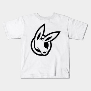 MOULE Head Logo Black Outline Kids T-Shirt